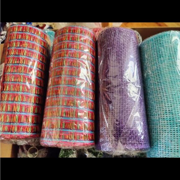 Colorful Mesh Ribbon Rolls - Picture 3 of 7